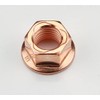 PB M10x1.25 Top Lock Copper Plated Exhaust Fine Thread Flange
