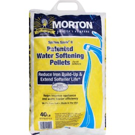 Morton Clean and Protect II Water Softening Pellets, 40-Pound, 40 Pound