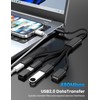 USB Splitter Cable 1 in 4 Out, 2 USB A