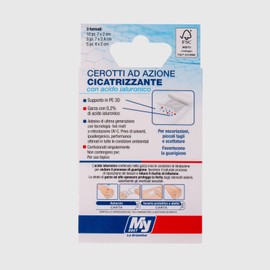 My Doct Cerotti Cicatrizzanti con Acido Ialuronico - Escoriazioni, Piccoli Tagli e Scottature, Formati Assortiti 20 pz, Trasparenti