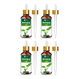 Salvia Bhringraj Oil – 4 Pack | Cosmetic Grade Carrier Oil for DIY Skincare, Haircare & Massage – 100ml / 3.38 Fl oz
