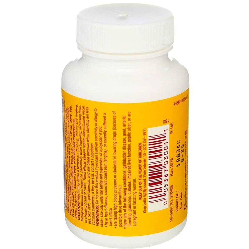 Rugby Niacin 500mg Timed Release Captabs 100ct (3)