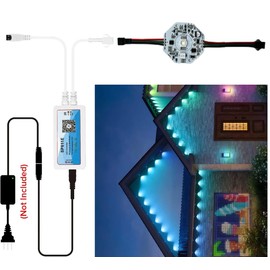 JIAANDA Led Pixel modules;UCS2904 RGBW/RGBWW addressable Smart modules; Full Color High Power Led Pixel Module; DC12-24V Input；for Home Decor/Background Wall/Advertising Signboard (RGBW(6500K))