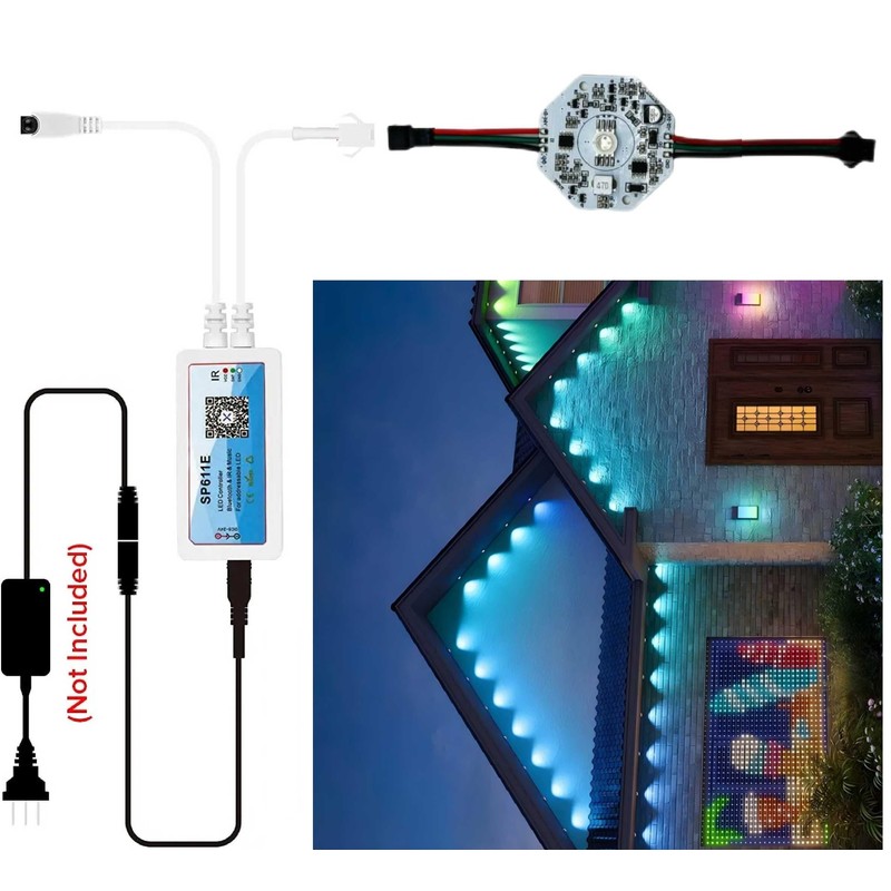 JIAANDA Led Pixel modules;UCS2904 RGBW/RGBWW addressable Smart modules; Full Color