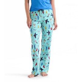 Little Blue House by Hatley Women's Jersey Pajama Pants, Backyard Birds, Medium
