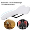 Mountain Road Bike, Comfortable Shockproof Cycling White Saddle Seat Seat