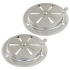 Unlorspy 2Pcs BBQ Smoker Air Vent, BBQ Smokestack Damper Smoker