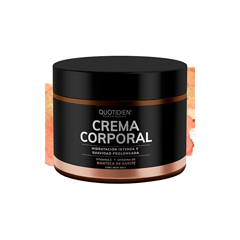 Crema Corporal Humectante- 450 gr-Manteca de KariteVitamina EVitamina B5- Hidratacin