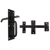 Keypak Suffolk Thumb Gate Latch Catch, Ideal for Wooden Garden