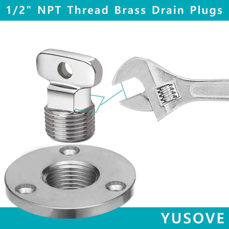 Marine Drain Plug Kit 316 Stainless Steel Boat Drain Plug