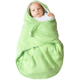 Wallaboo Baby Blanket Coco - For Car seat and Travel - 100% Pure Cotton - 90 X70 cm - For Babies from Newborn - Green