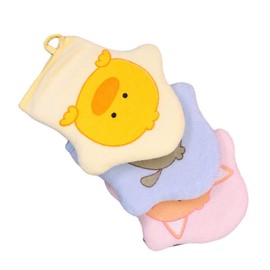 Mikinona 4pcs Boys and Girls Cartoon Bath Sponges Gentle Wash Back Scrubbers for Skin Care Lightweight and Travel-friendly Bath Accessories