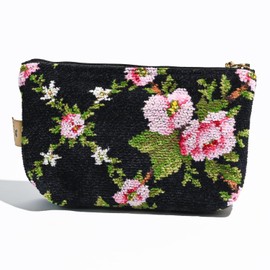 Faylor Pouch, Small Items, Cosmetic Pouch, Amelie, Black, america × black