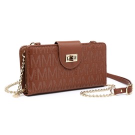 MKP COLLECTION Women Fashion Small Crossbody Shoulder Bag Cell Phone Zip Wallet Purse and Handbags Clutch Credit Card Holder with Chain Strap