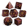 LUCKY-M Cat Eye DND Dice Sets, Gemstone Dice for Dungeons