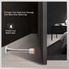 KOVOSCH 14 Pack Spring Door Stopper Brushed Satin Nickel- 3-1/4"