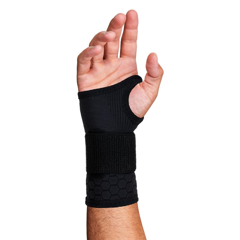 Ergodyne ProFlex 680 Wrist Support Sleeve, Compression Style, Adjustable Single