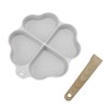 Egg Frying Pan Nonstick Heart Shaped 4 Cup Uniform Heating