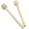 Murtenze 2Pack 12.8" Bass Drum Mallet Drum Stick, Wool Felt