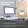 JTemgle 1-3/8" White Desk Grommet, JTemgle Plastic Cable Hole Cover