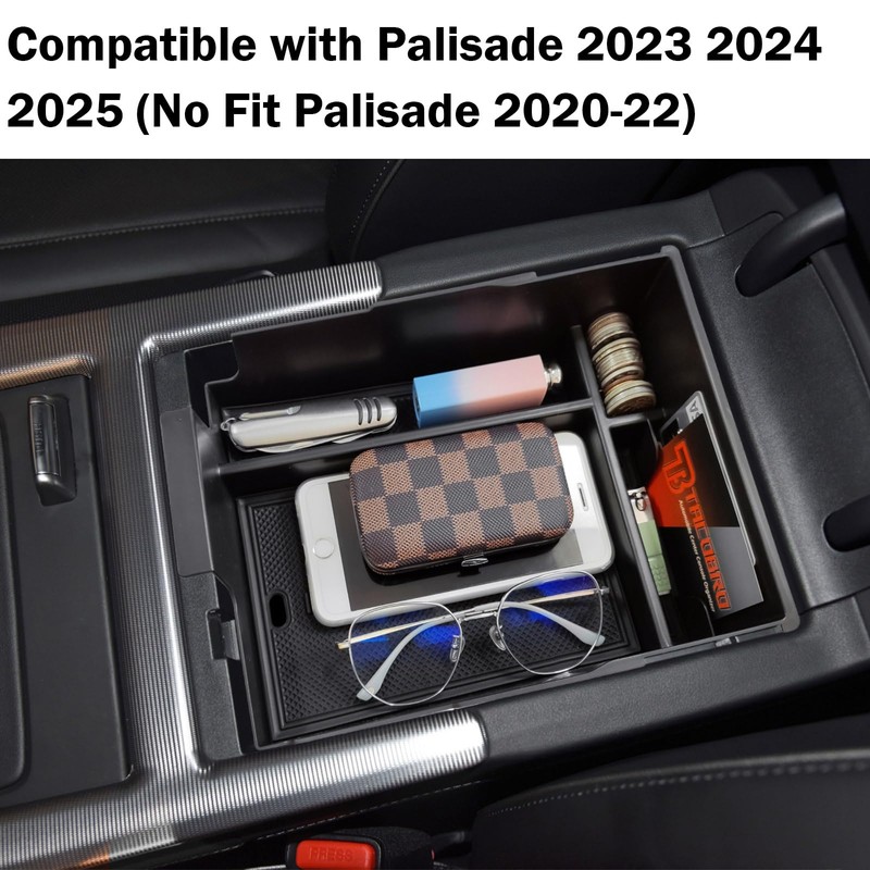 TACORBO Center Console Organizer Compatible with Hyundai Palisade 2023 2024