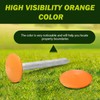 Survey Stakes Galvanized Steel Property Markers, Heavy Duty Survey Markers,
