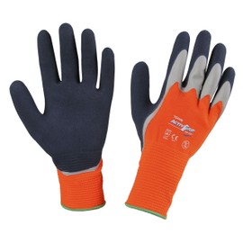 Kerbl ActivGrip XA325 Gloves Size 8 Latex Coated Double, orange