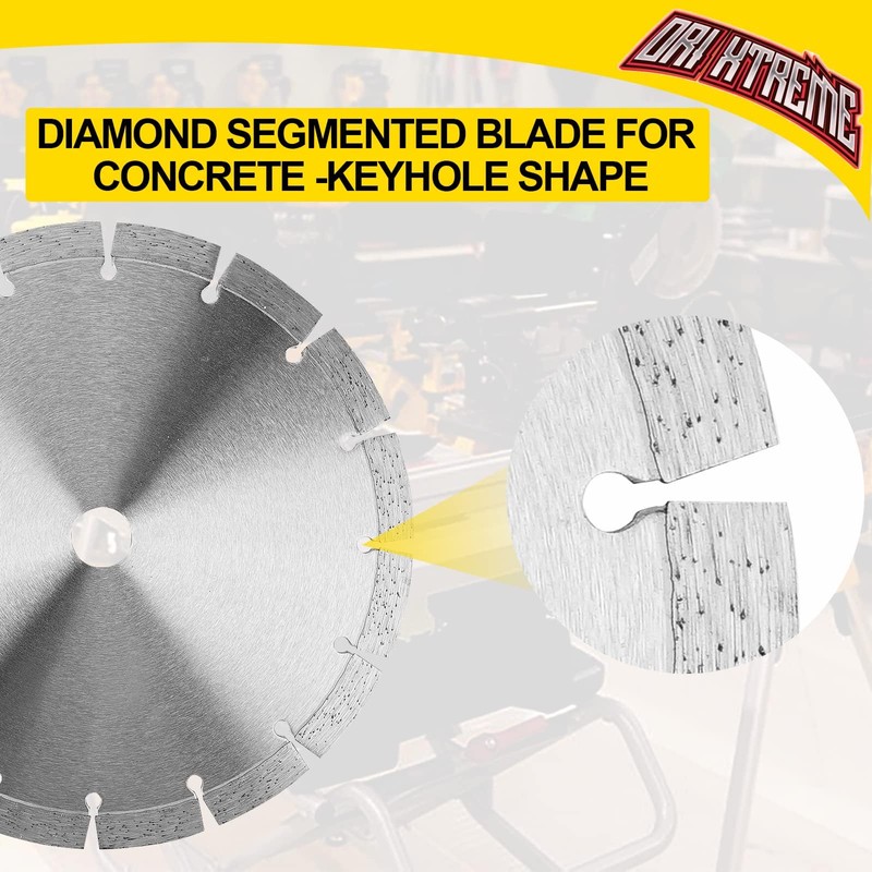 ORIXTREME 14 Inch Diamond Concrete Saw Blade, Turbo Segmented General