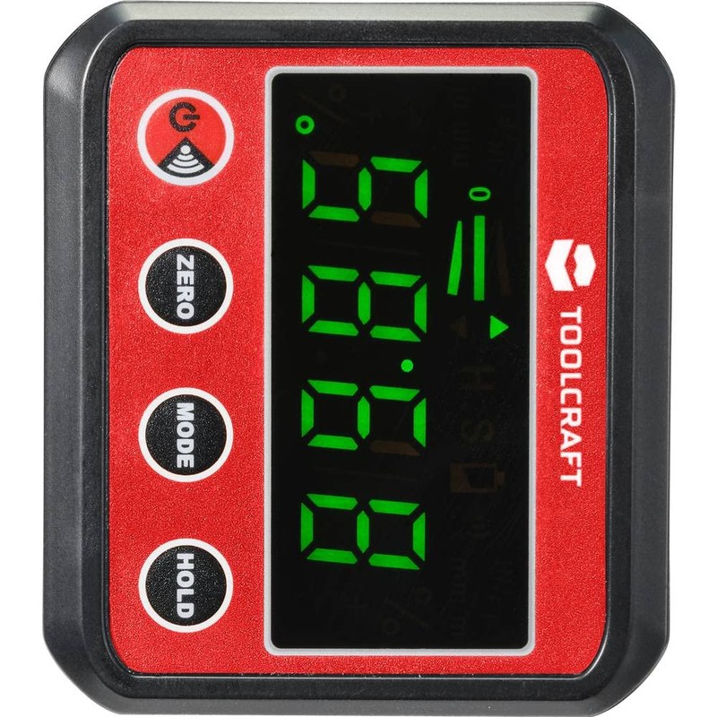 TOOLCRAFT TO-7308984 Digital Protractor 360°