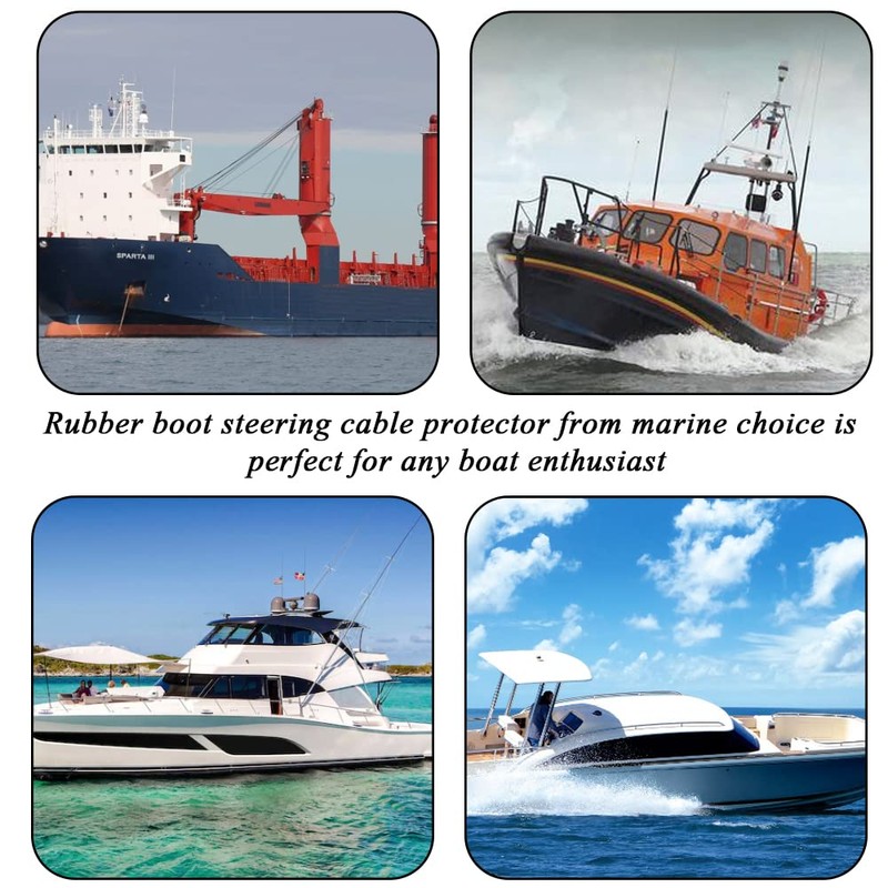 asdmm Boat Steering Cable Boot - Transom Bellow Wires Boot