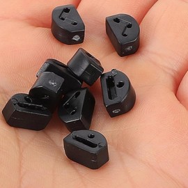 12 Piezas Rodillos de Guitarra Clásica Árboles de Cuerdas Lazos de Cuerdas de Guitarra Cuentas de Puente Retenedor de Cuerdas para Guitarras Acústicas Rodillos Guías de Retención de Árboles
