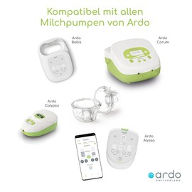Ardo Hands-Free Doppel-Pumpset | kompatibel mit allen elektrischen Milchpumpen von Ardo | diskret, komfortabel, tragbar