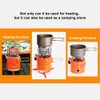 Portable 2000W Gas Heater Outdoor Camping Stove Heating Cooker for