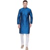 Maple Clothing Kurta - Vestido indio de seda jacquard para