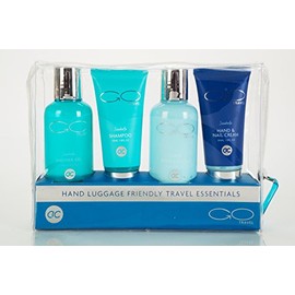 Go Travel Shower Gel Body Lotion, Hand Cream and Shampoo Set Children's Travel Hand Luggage Set