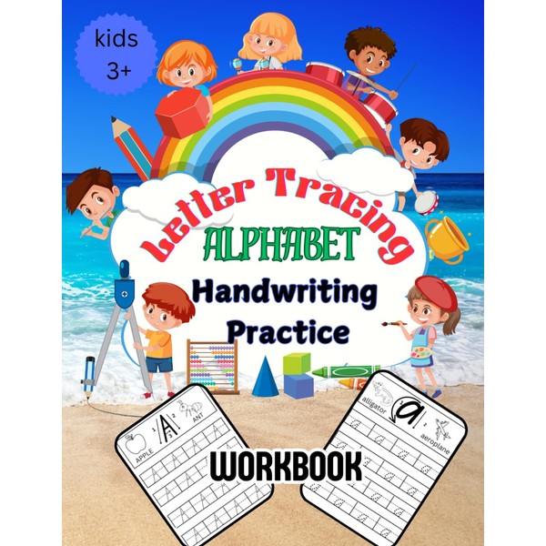 LETTER TRACING:: A-Z Alphabet Letter Tracing for Capital and Small