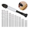 Precision Hand Drill Kit with 25 Micro Drill Bit Set,Pin