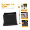 TEHAUX 12Pcs Square Chair Leg Floor Protectors Thick Non-Slip Furniture