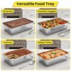 Dyrfolm 12 Pcs 9 x 6 Inch Stainless Steel Loaf