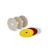 Solidure Diamond Polishing Disc,3Step Dry Diamond Polishing Pads 100mm for