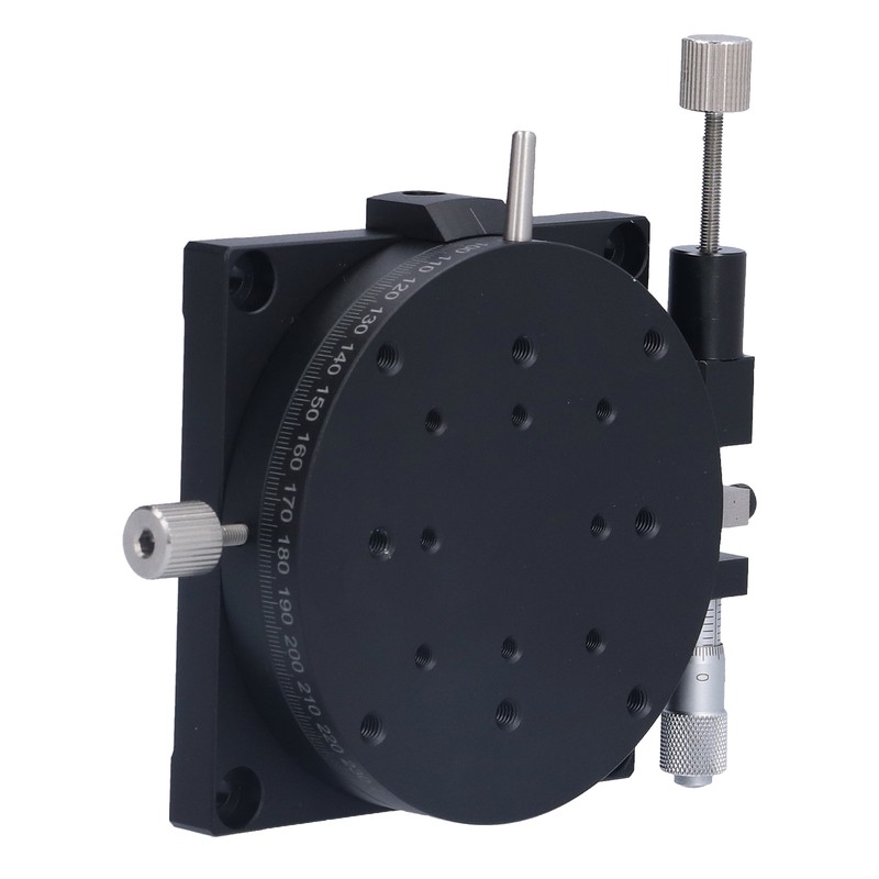 Manual Rotating Linear Stage Sliding Table Rough Tuning 360° with