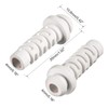 sourcing map Pack of 25 PVC Cable Kink Protection Coaxial