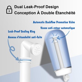ABHQP Portable Travel Bidet - Handheld Peri Bottle for Women & Men | Personal Hygiene Spray Bottle for Postpartum & Perineal Care | Leak-Proof Design | 400mL (13.5 oz) Large Capacity