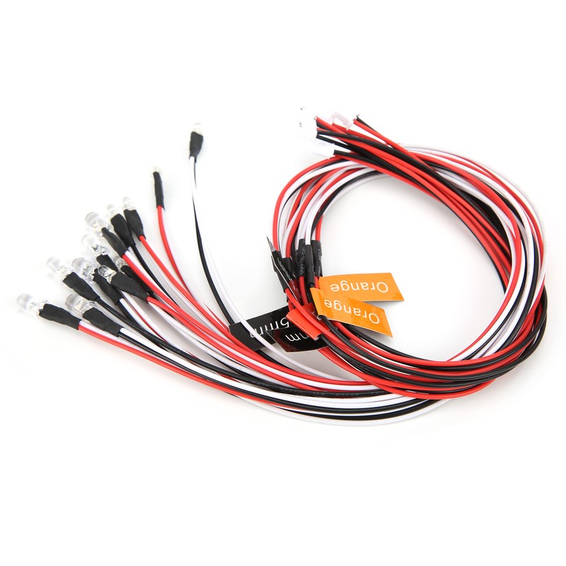 12 LED Flashing Bright Light Strobe Lamps Kit System for