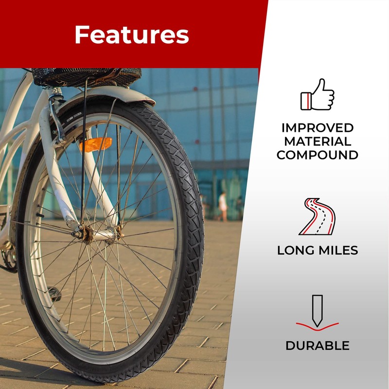 Fincci Roam 700 x 32c Tyre with Antipuncture Protection, 32-622,