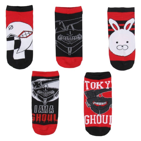 Bioworld Tokyo Ghoul Socks Adult Masks Anime No Show Mix