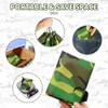 YUQILIN 120pcs drawstring bags bulk, drawstring backpack bulk camouflage drawstring