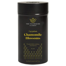 The Tea Makers of London Chamomile Blossoms Herbal Loose Leaf Tea 50g Caddy