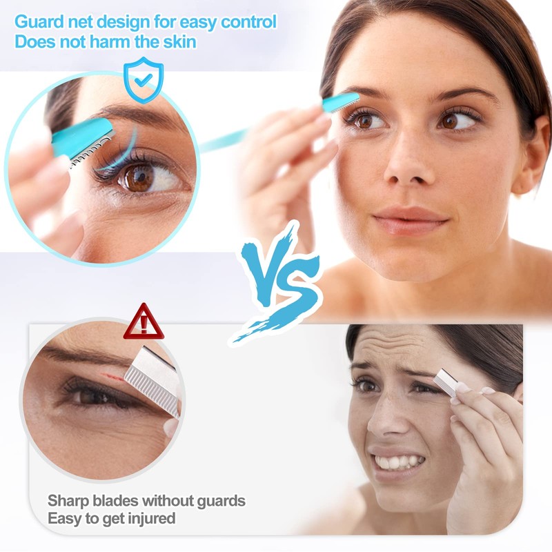 Sularpek Pack of 6 Eyebrow Razors, Eyebrow Shaper, Face Razor,