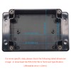 Zulkit Junction Box ABS Plastic Dustproof Waterproof IP65 Universal Electrical
